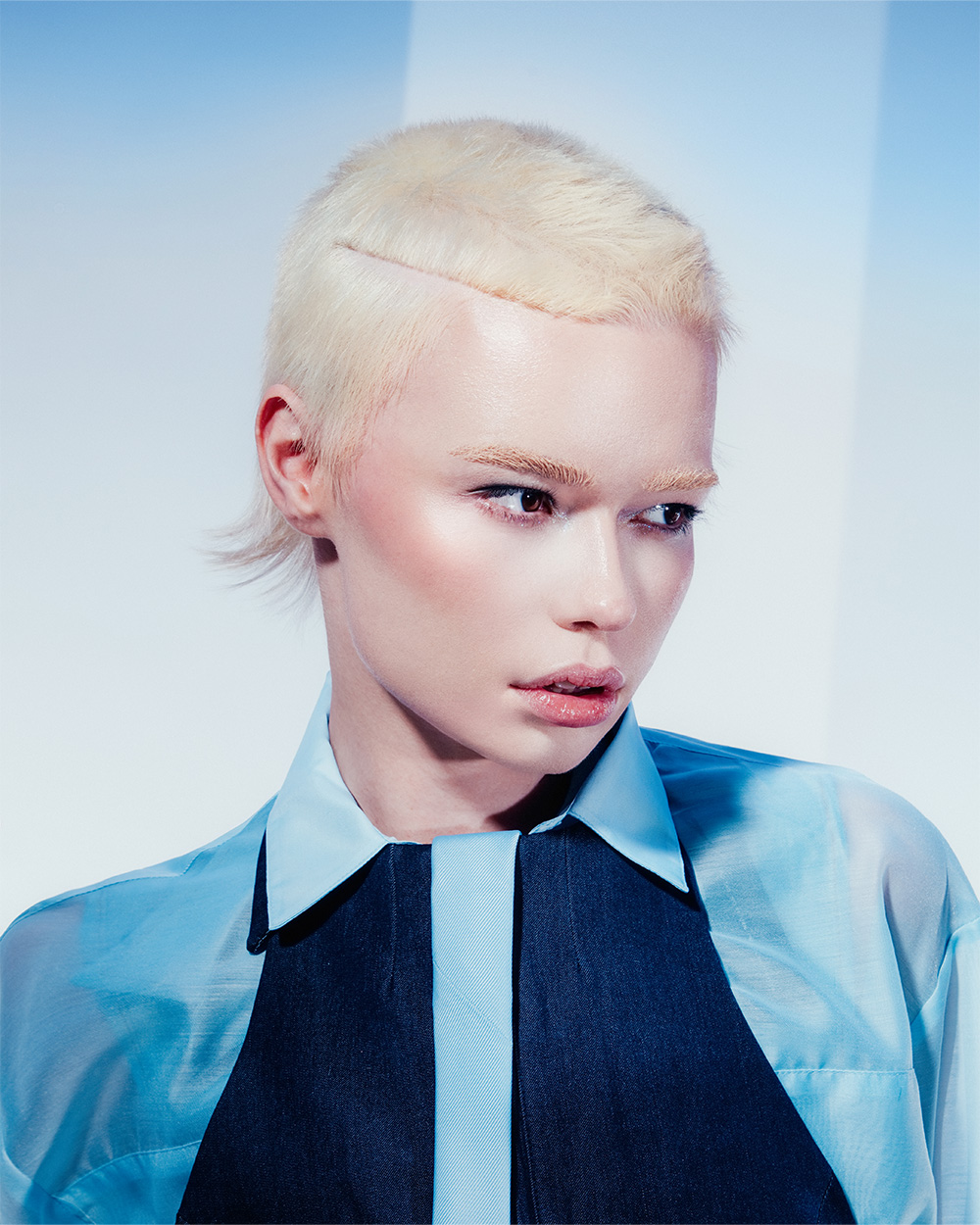Platinum Skullet - Stephen Adams - BHA Northern Ireland Hairdresser of the Year 2026 Finalist Collection